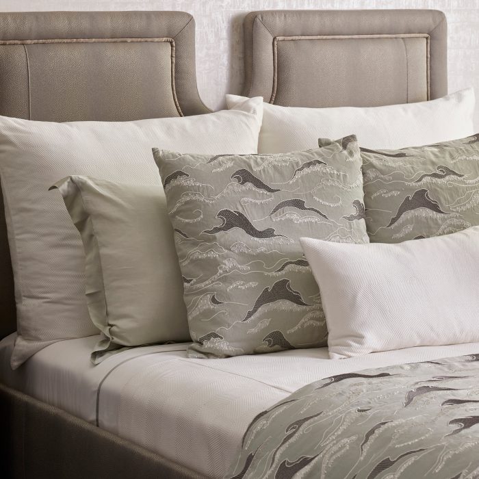Keyhole Upholstered Bed / Headboard - Image 6