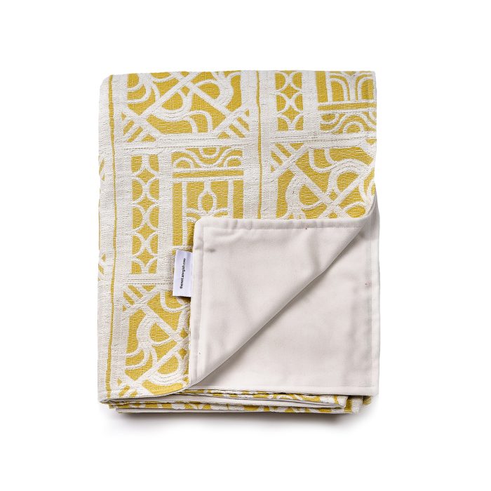 Bamboo Lattice Throw Blanket