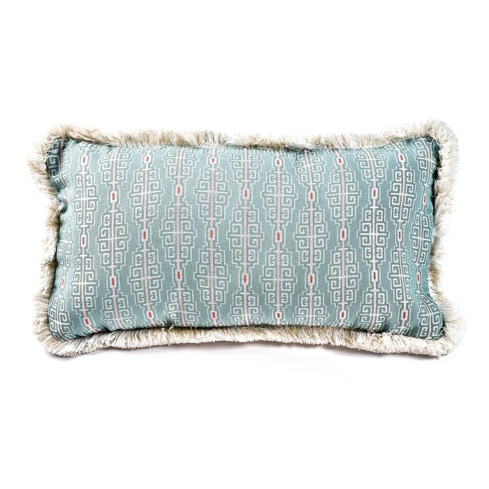 Fretwork Pillow with Trim - Image 4