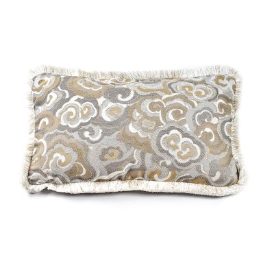 Lucky Clouds Pillow with Trim