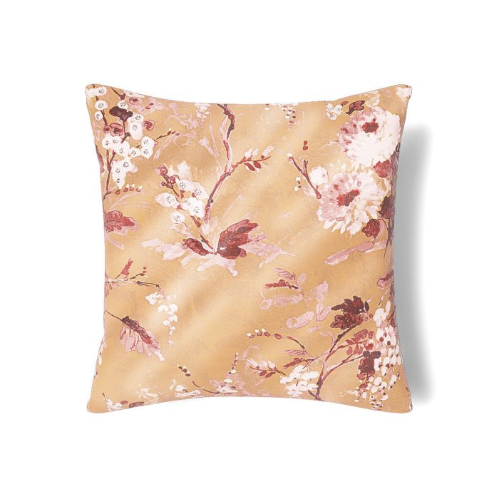 Jardin Fleur Pink/Gold Pillow