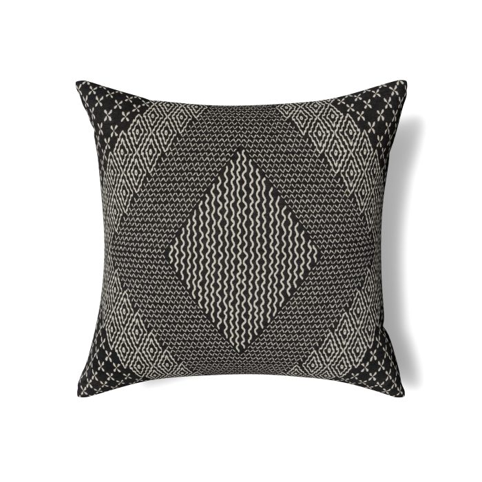 Sashiko Hishi-Moyo Pillow