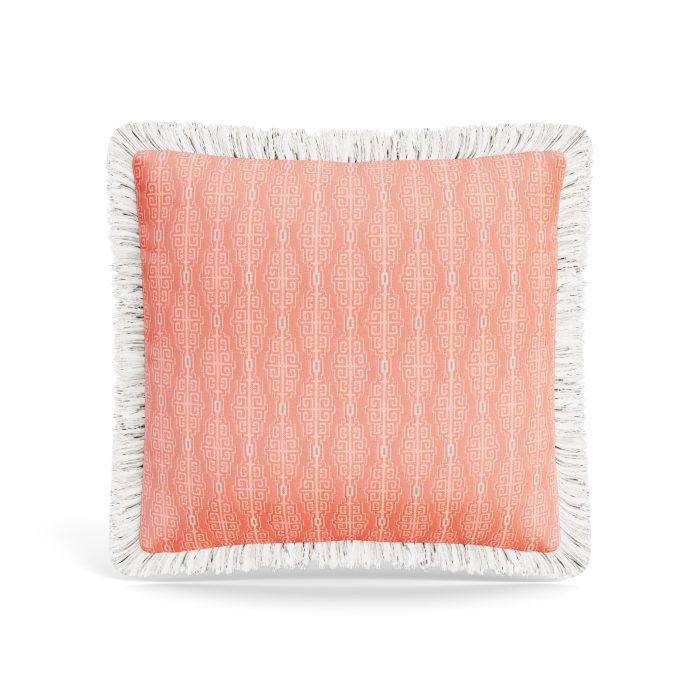 Fretwork Pillow with Trim - Image 3