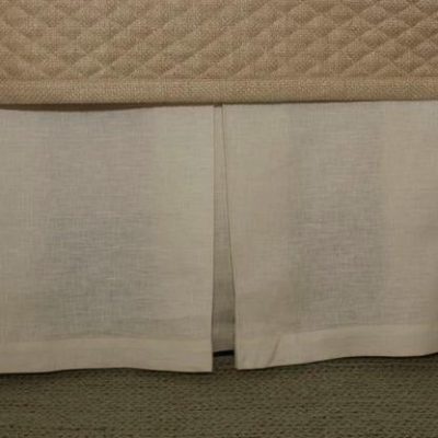 Linen Box Pleat Skirt